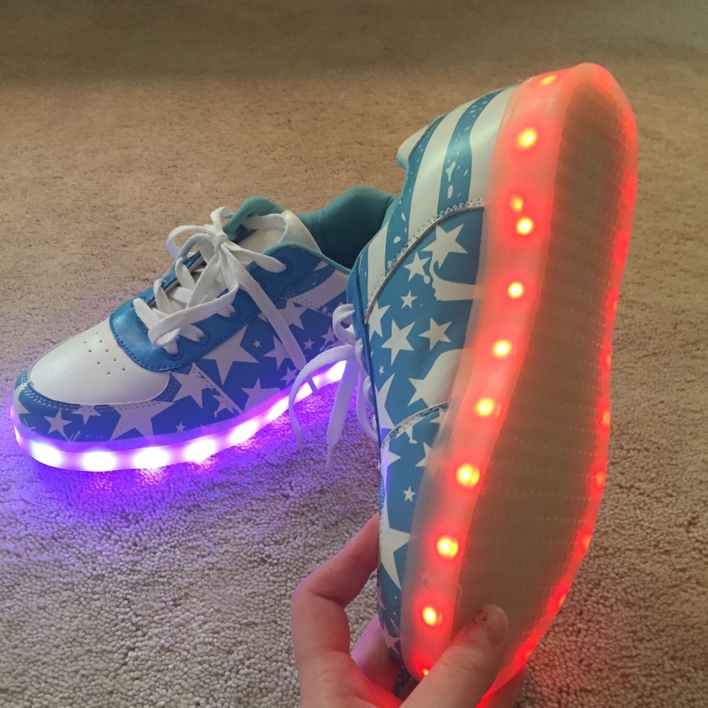 LED Light-up Sneakers NWOT